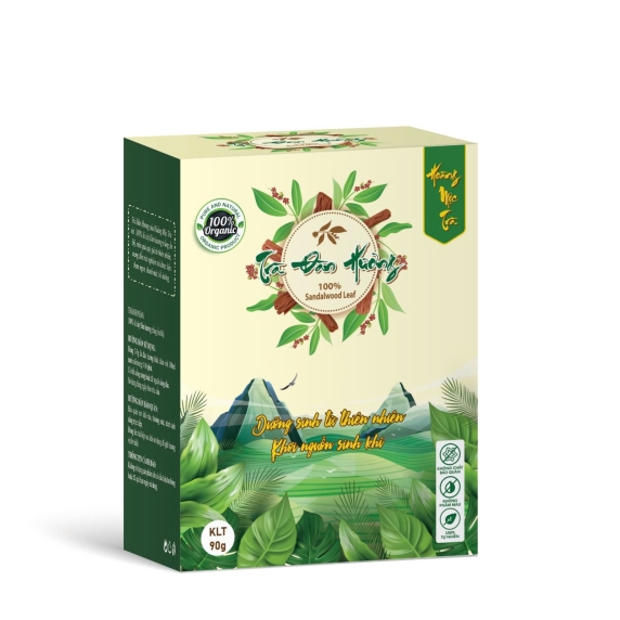 Trà Lá Đàn Hương - Hộp 90 gram